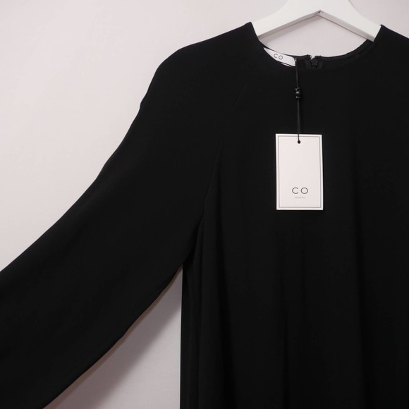 CO Essential Black Shift Long Sleeve Dress Size XS - Picture 5 of 12